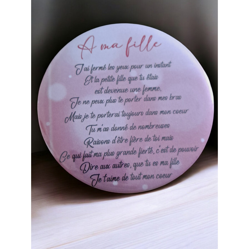 Fille - Aimant 7,5 cm
