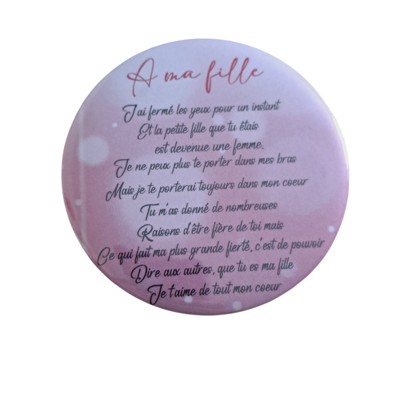 Fille - Aimant 7,5 cm