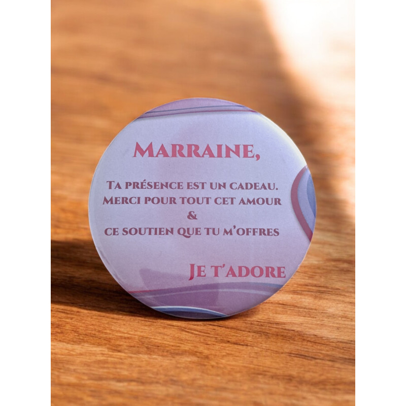 Marraine - Aimant 7,5 cm