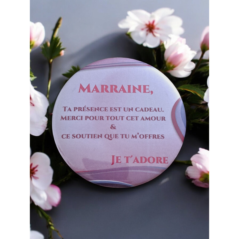 Marraine - Aimant 7,5 cm