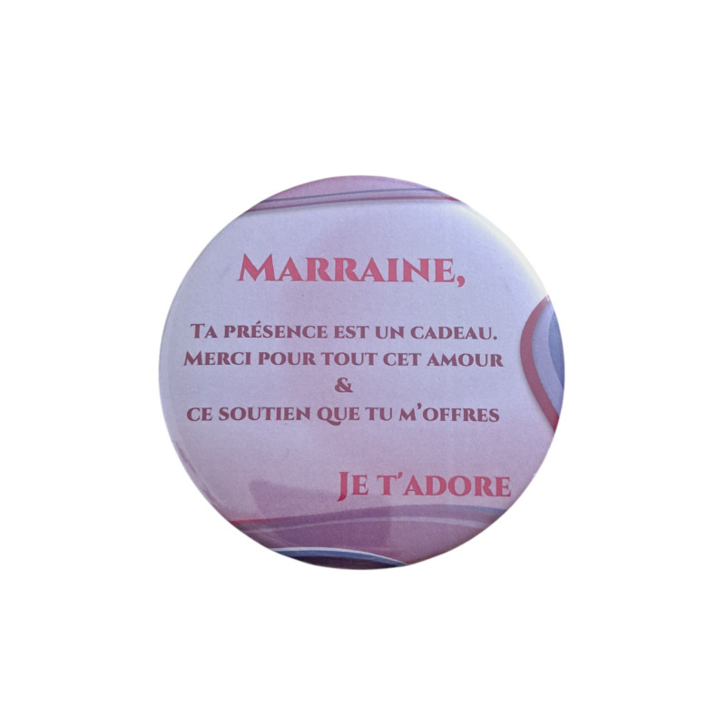 Marraine - Aimant 7,5 cm
