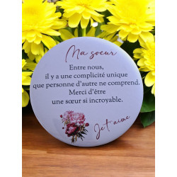 Sur - Aimant 7,5 cm