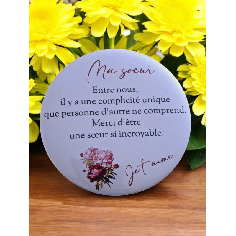 Sur - Aimant 7,5 cm