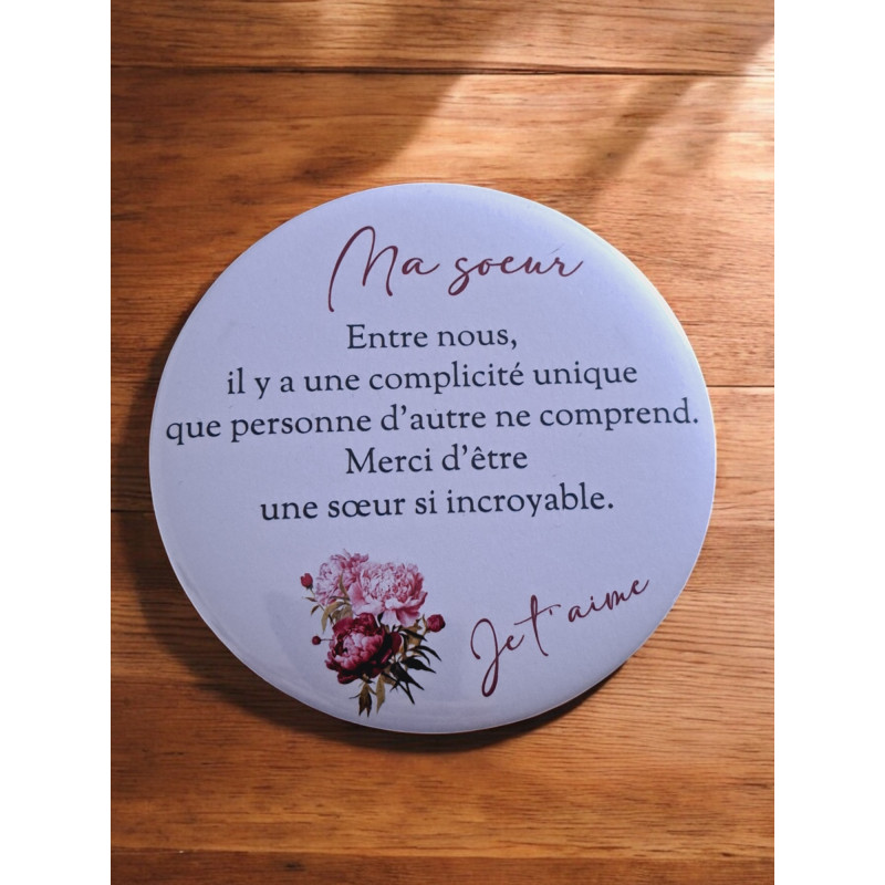 Sur - Aimant 7,5 cm
