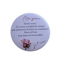 Sur - Aimant 7,5 cm
