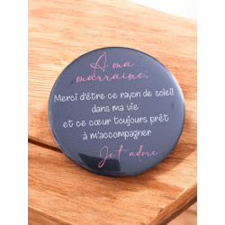 Marraine - Aimant 7,5 cm