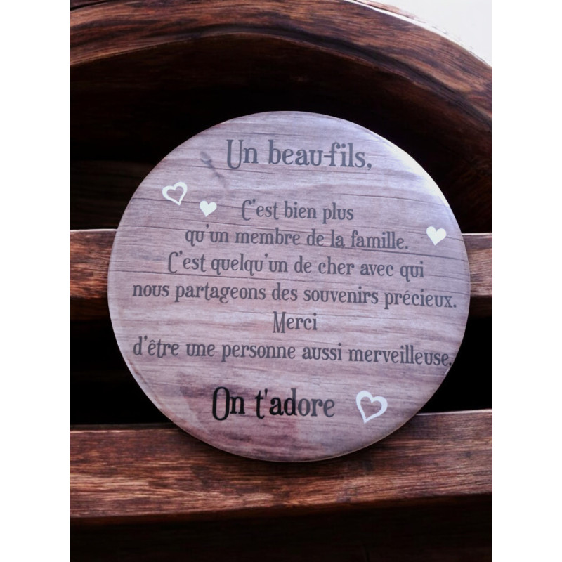 Beau-fils - Aimant 7,5 cm