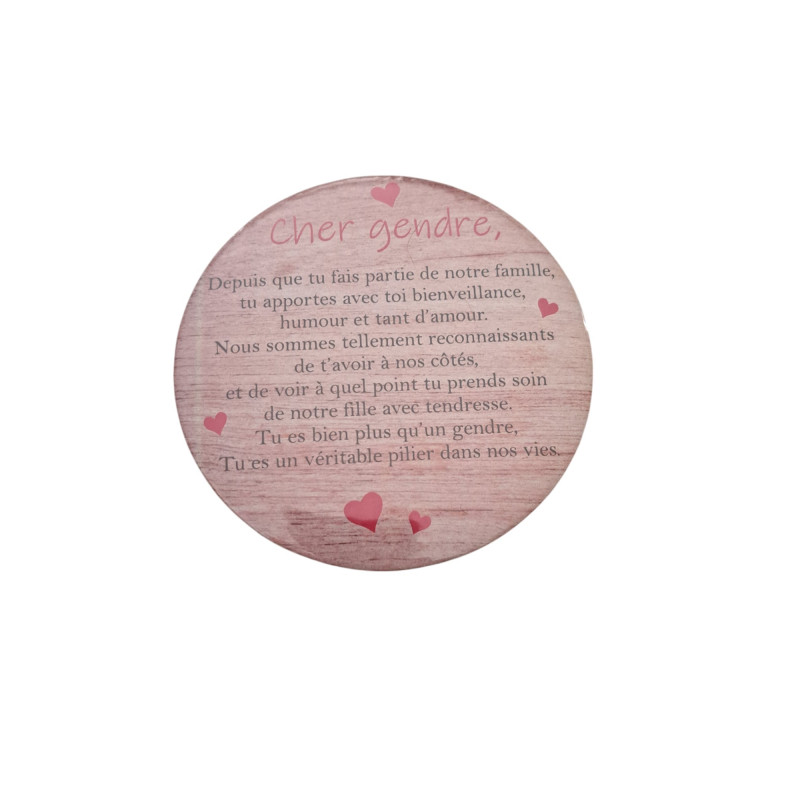 Gendre - Aimant 7,5 cm