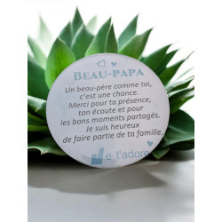 Beau-papa - Aimant 7,5 cm