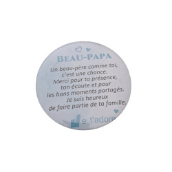 Beau-papa - Aimant 7,5 cm