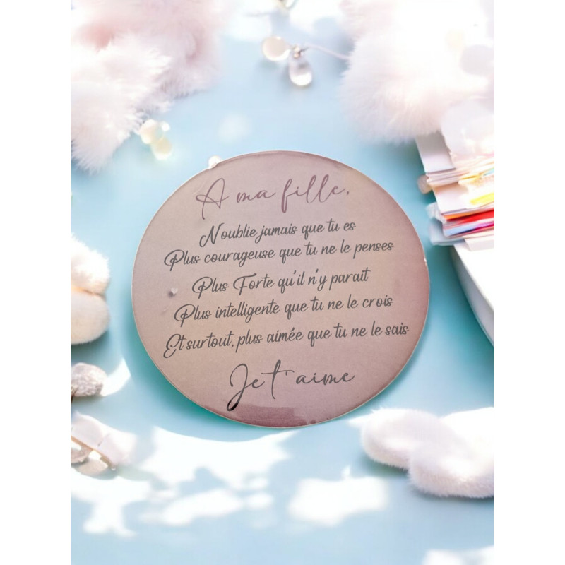 Fille - Aimant 7,5 cm