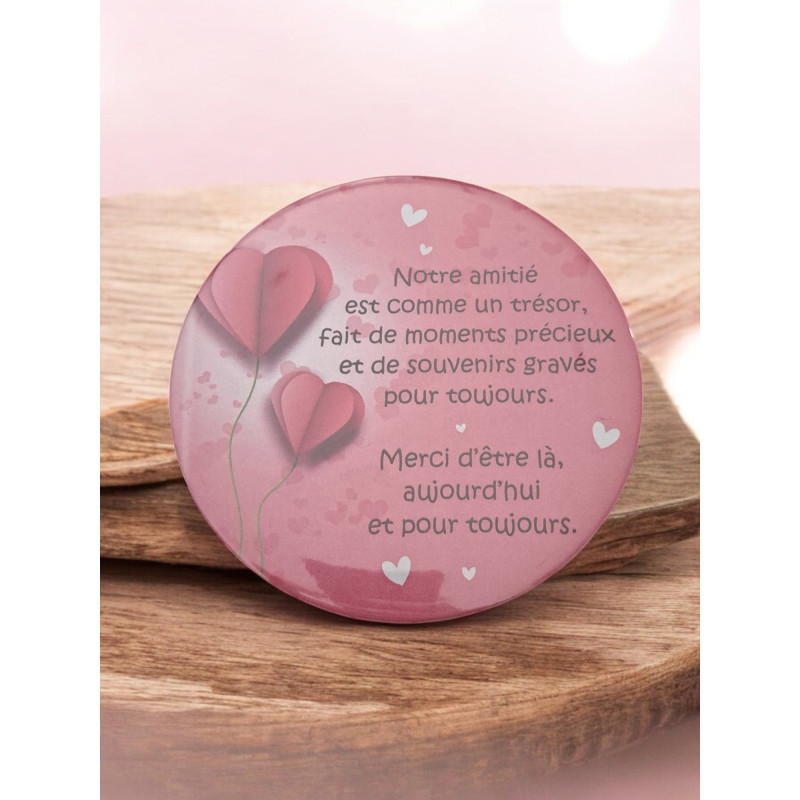 Amitié - Aimant 7,5 cm