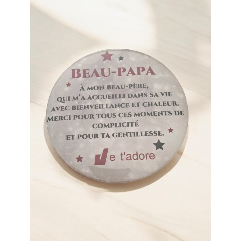 Beau-père - Aimant 7,5 cm