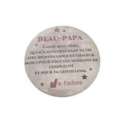 Beau-père - Aimant 7,5 cm