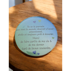 Parrain - Aimant 7,5 cm