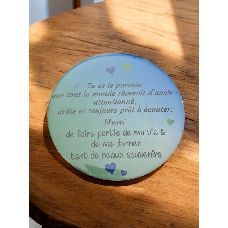 Parrain - Aimant 7,5 cm