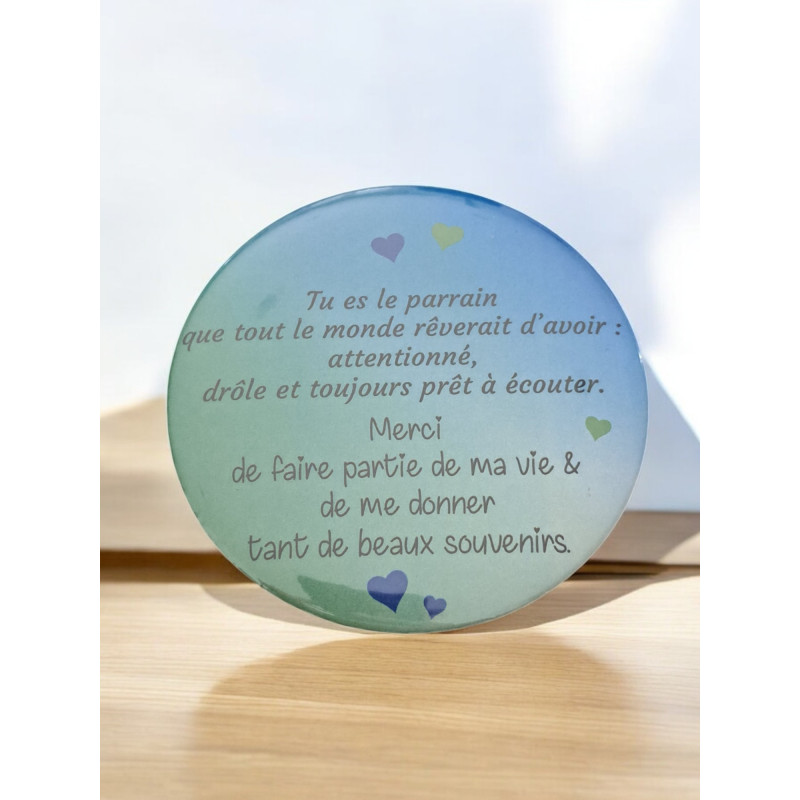 Parrain - Aimant 7,5 cm