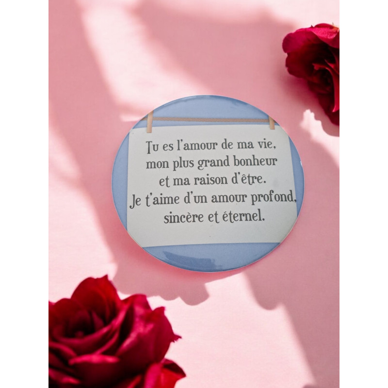 Amour - Aimant 7,5 cm
