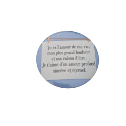 Amour - Aimant 7,5 cm