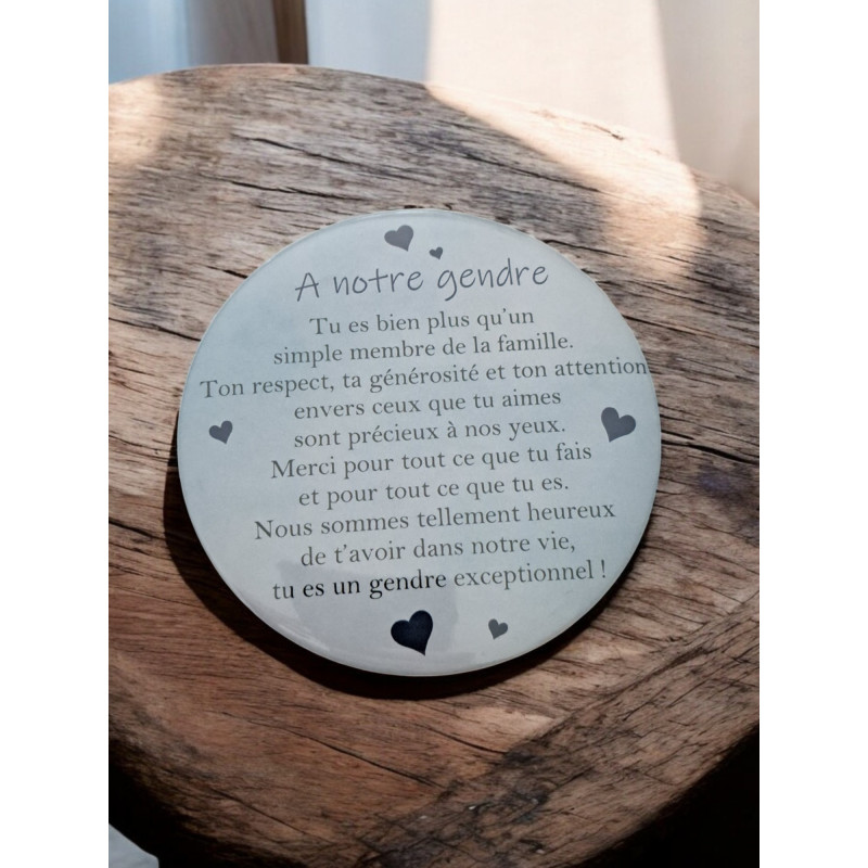 Gendre - Aimant 7,5 cm