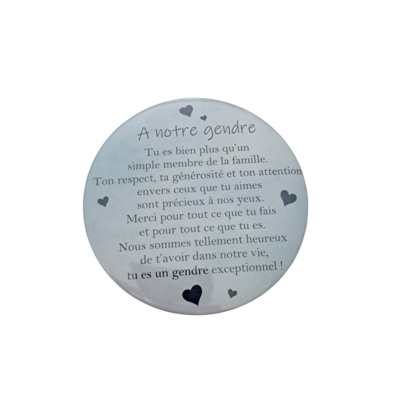 Gendre - Aimant 7,5 cm