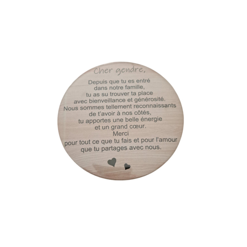 Gendre - Aimant 7,5 cm