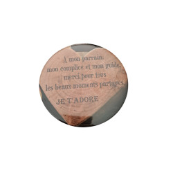 Parrain - Aimant 7,5 cm