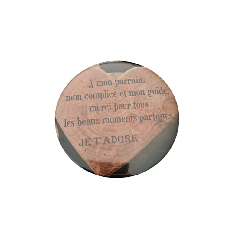 Parrain - Aimant 7,5 cm