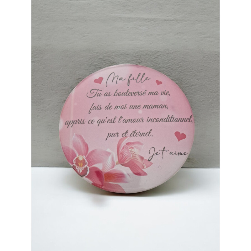 Fille - Aimant 7,5 cm