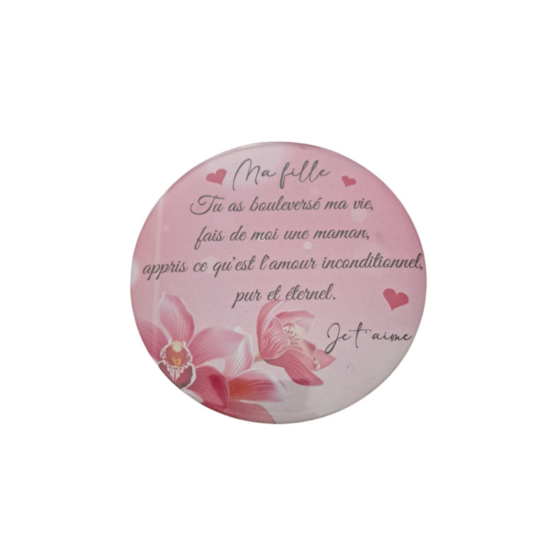 Fille - Aimant 7,5 cm