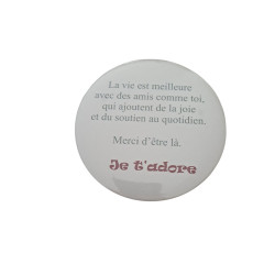 Amitié - Aimant 7,5 cm