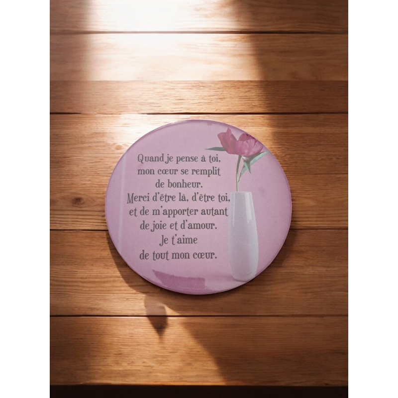 Amour - Aimant 7,5 cm
