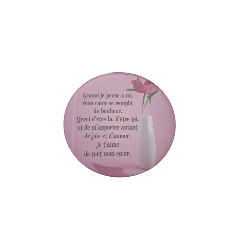 Amour - Aimant 7,5 cm