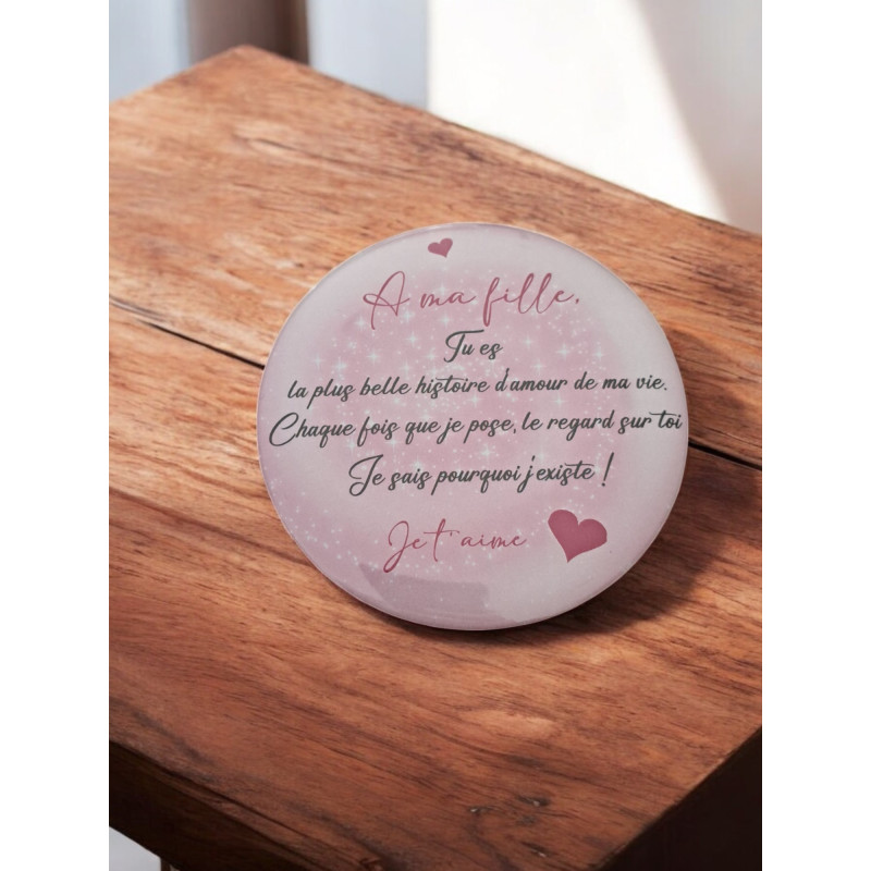 Fille - Aimant 7,5 cm