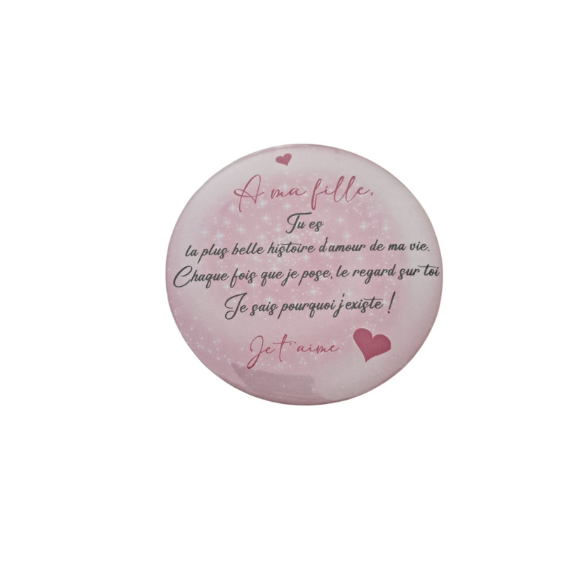 Fille - Aimant 7,5 cm