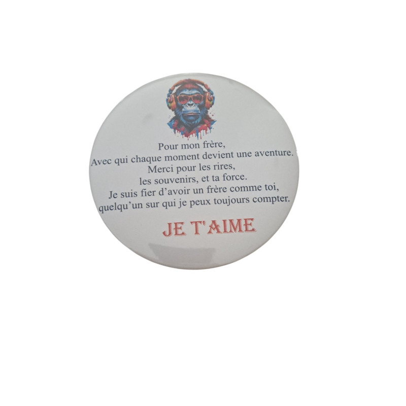 Frère - Aimant 7,5 cm