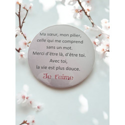 Sur - Aimant 7,5 cm