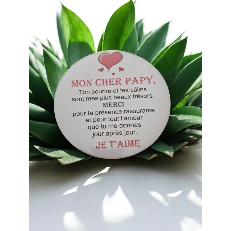 Papy - Aimant 7,5 cm