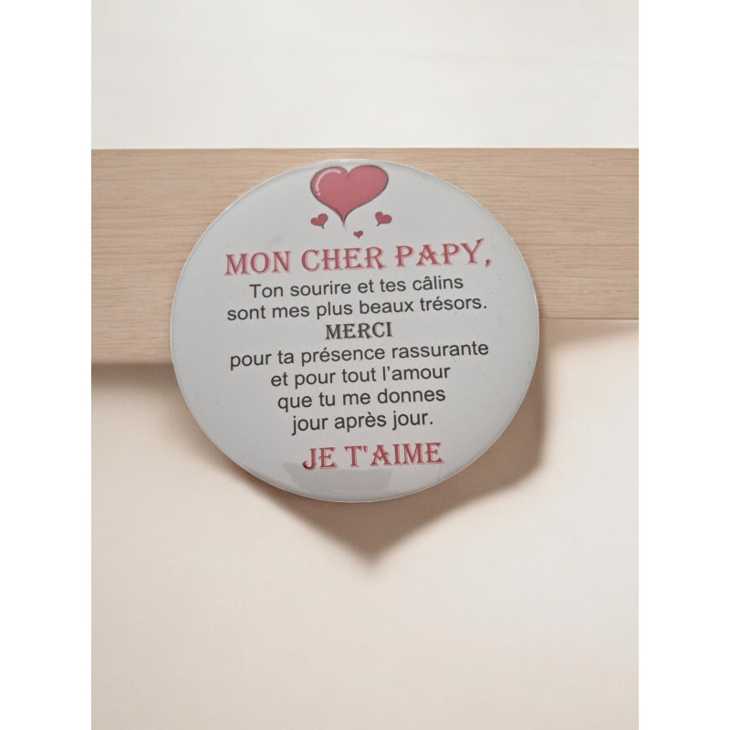 Papy - Aimant 7,5 cm