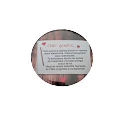 Gendre - Aimant 7,5 cm