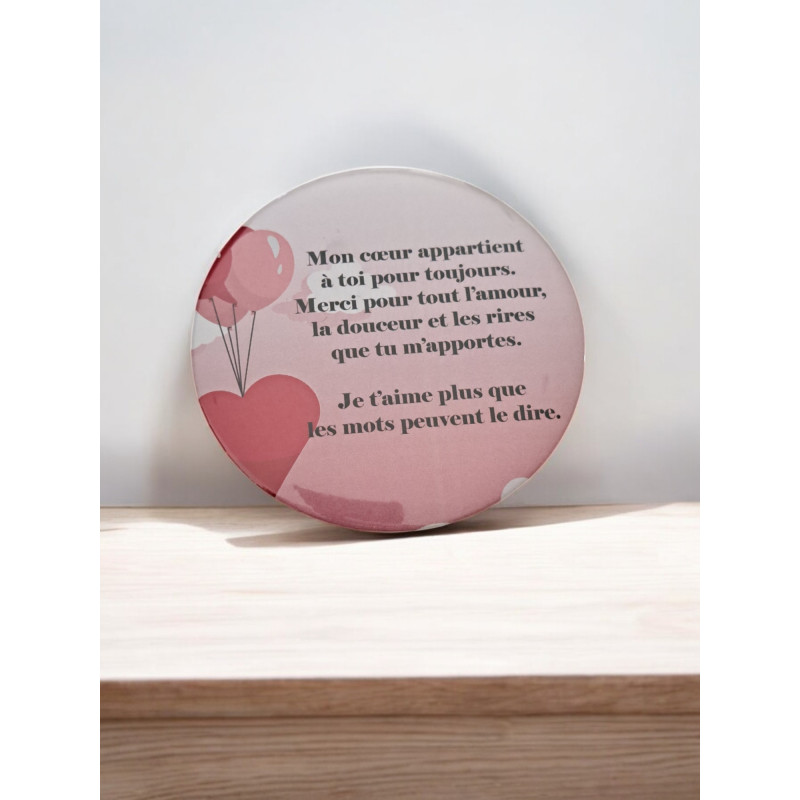 Amour - Aimant 7,5 cm