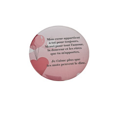 Amour - Aimant 7,5 cm