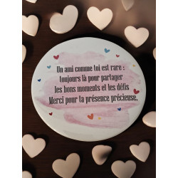Amitié - Aimant 7,5 cm
