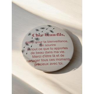 Beau-fils - Aimant 7,5 cm