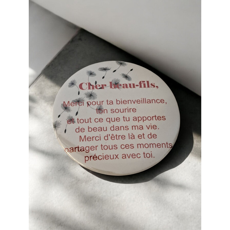 Beau-fils - Aimant 7,5 cm