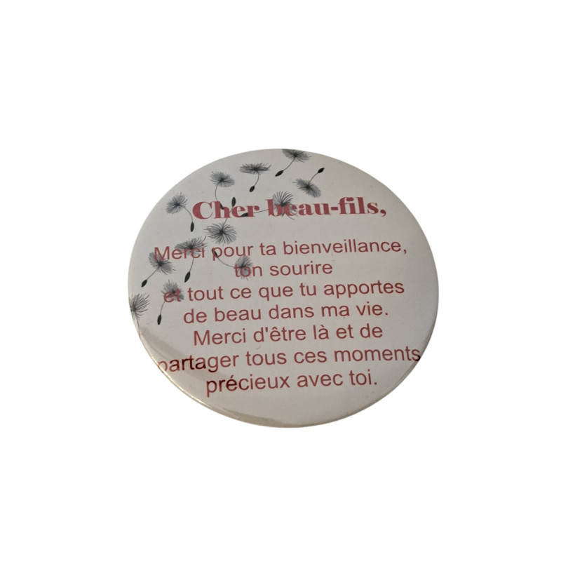 Beau-fils - Aimant 7,5 cm