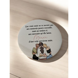 Amitié - Aimant 7,5 cm