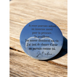 Parrain - Aimant 7,5 cm