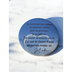 Parrain - Aimant 7,5 cm