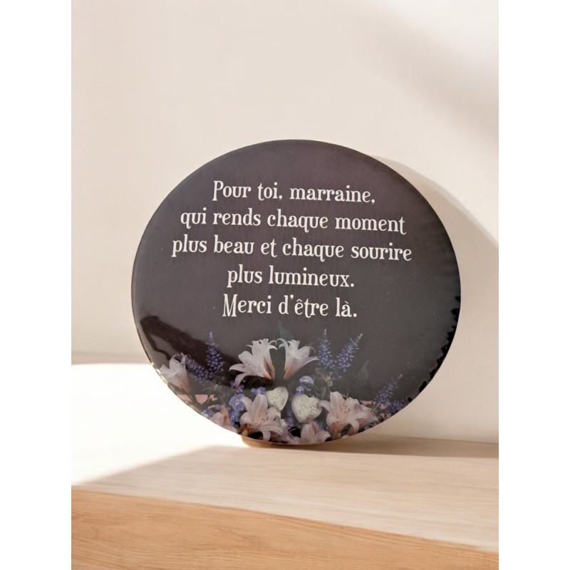 Marraine - Aimant 7,5 cm